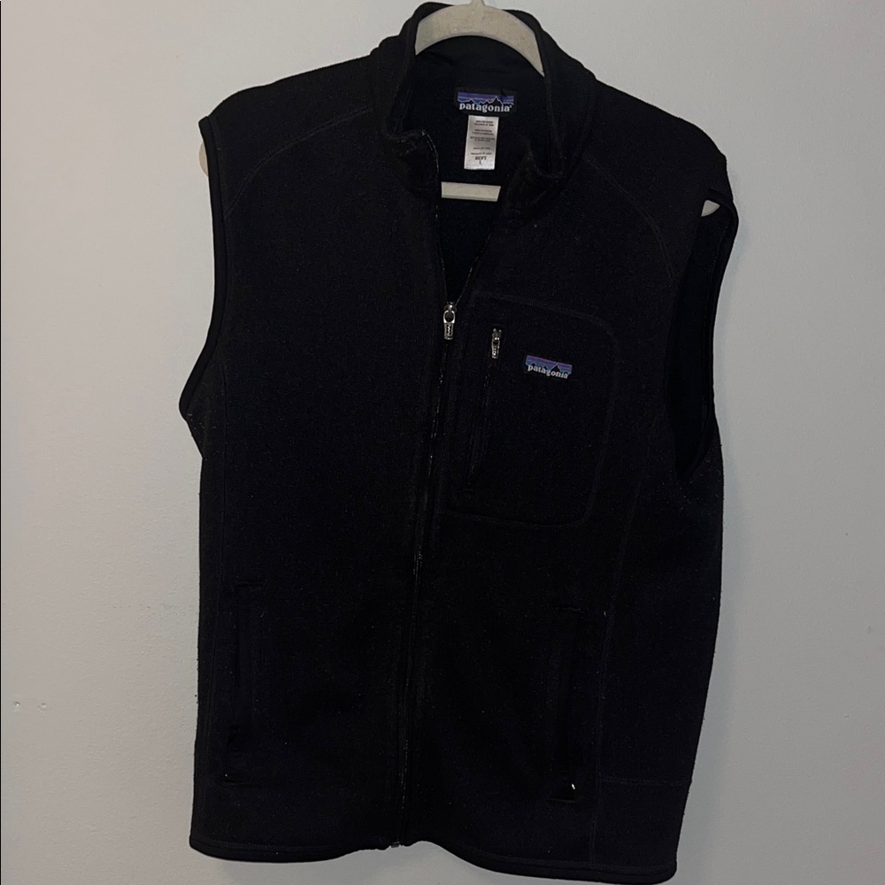 Patagonia Better Sweater Black Knit Vest